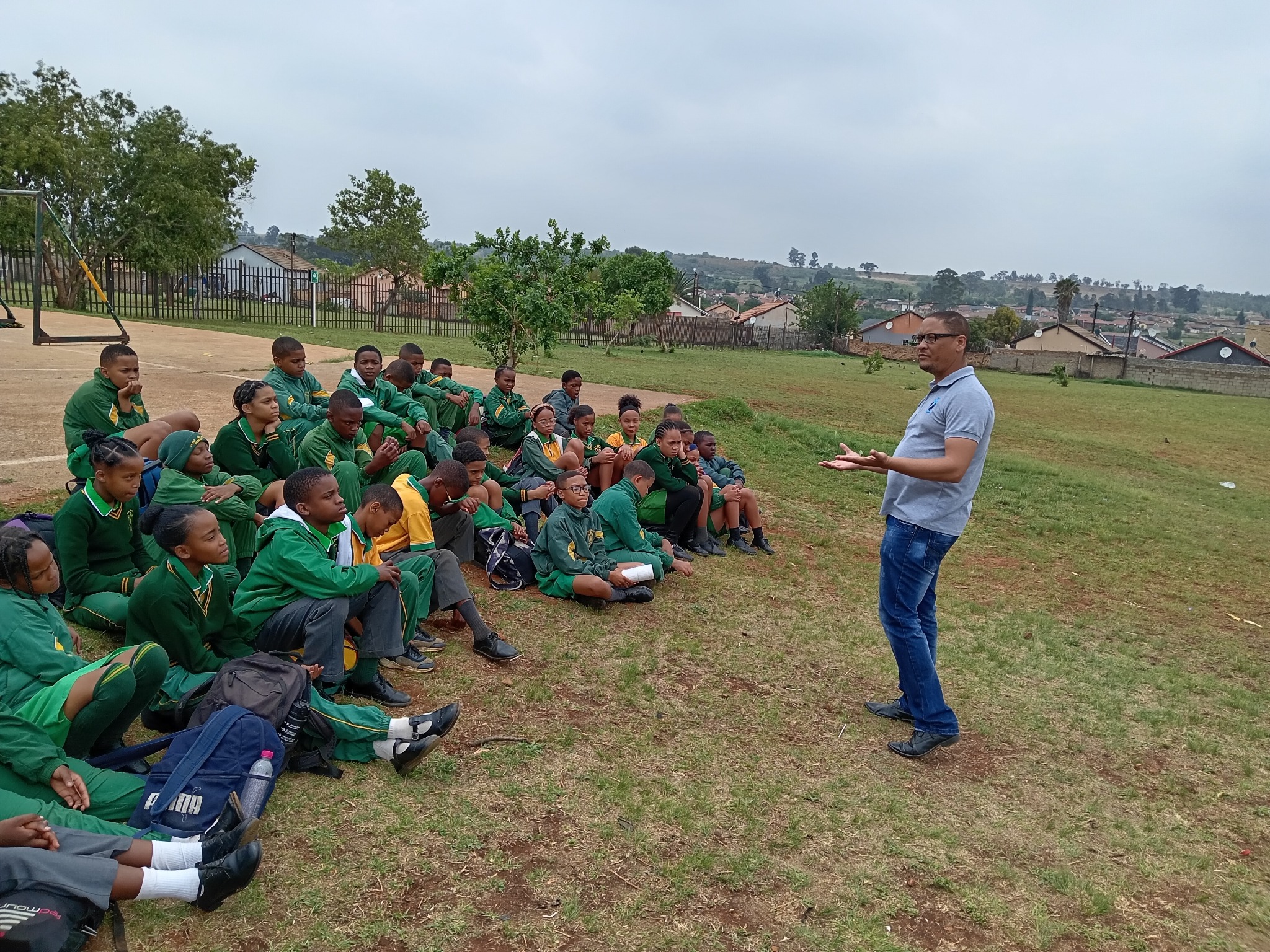 A leadership conversation with prefects at Saint George Primary School